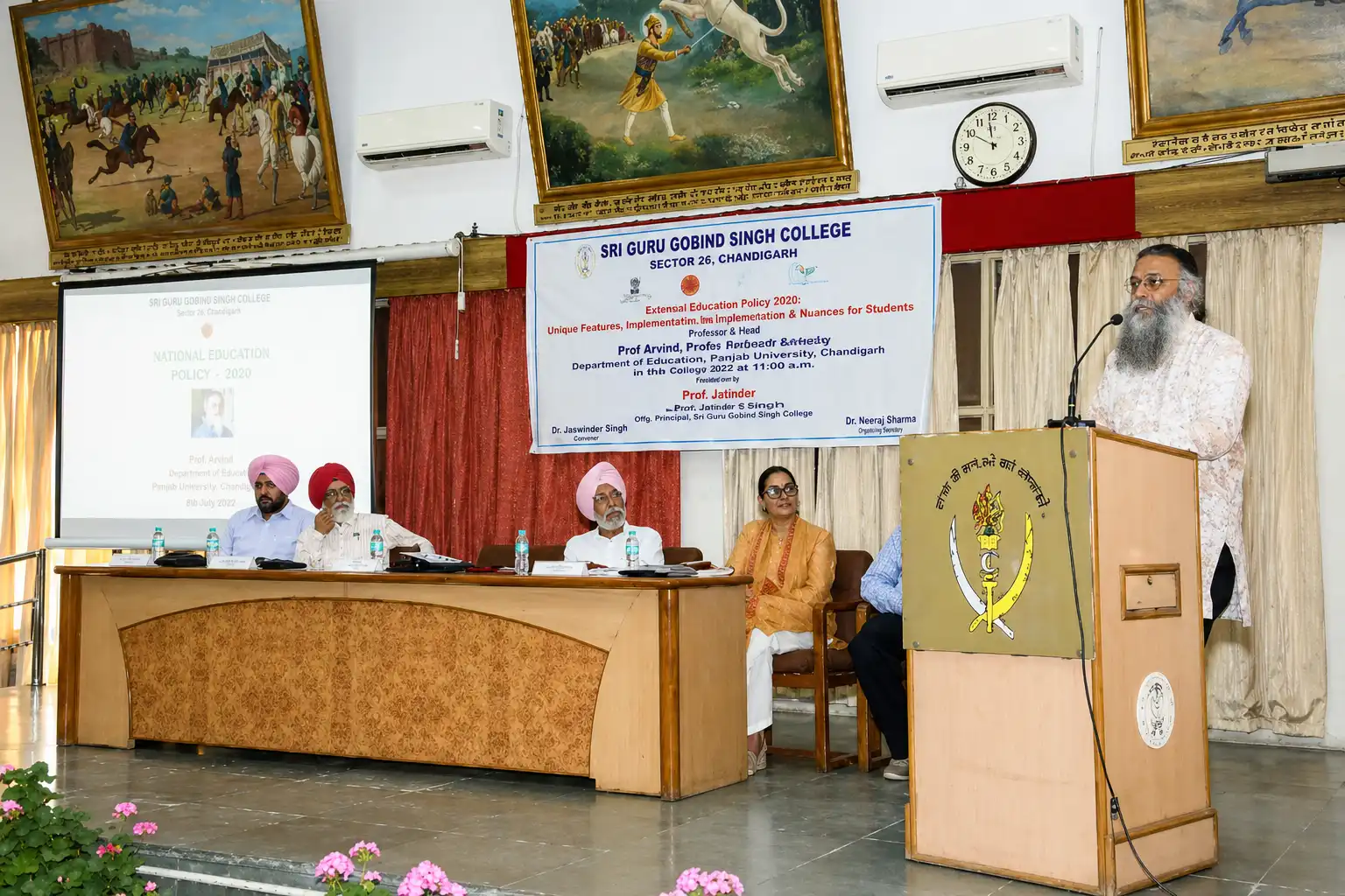Members of the Prof. Puran Singh Science Society