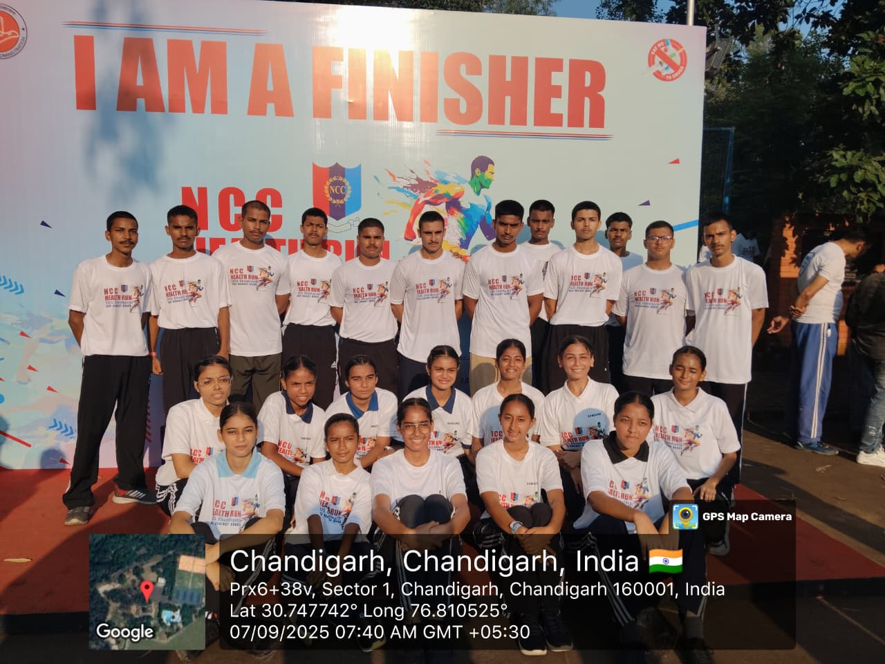 NCC Run For Health during Nasha Mukt Bharat Abhiyan