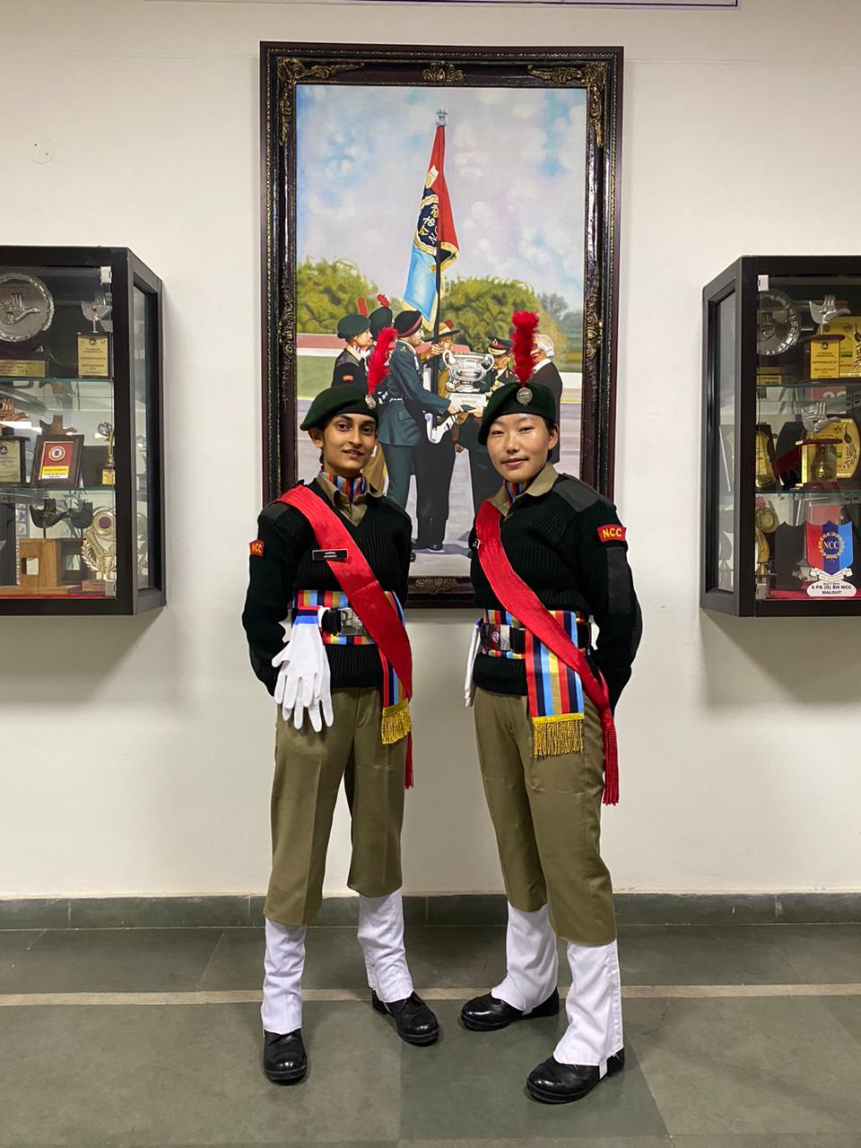 NCC Senior Wing cadets in uniform