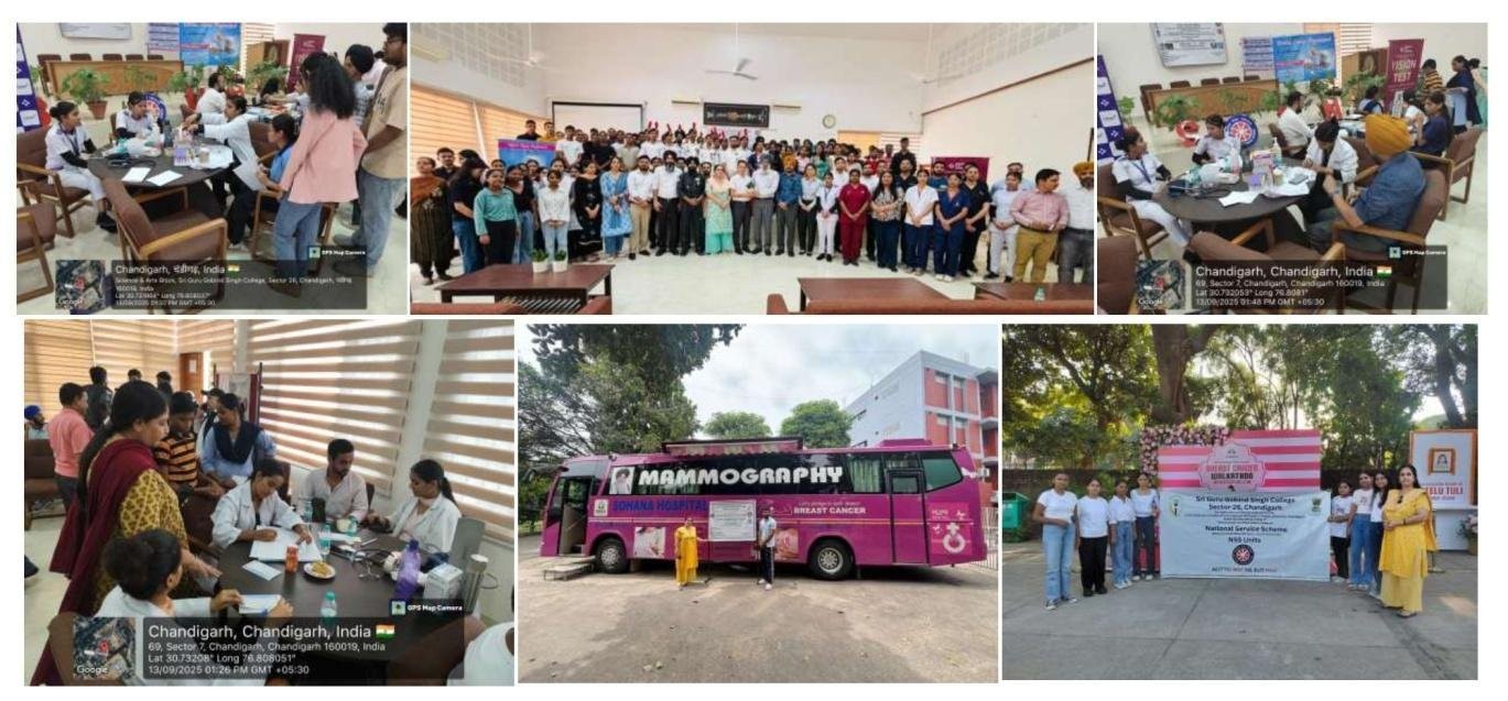 Health Camp, Mammography Camp & Breast Cancer Walkathon