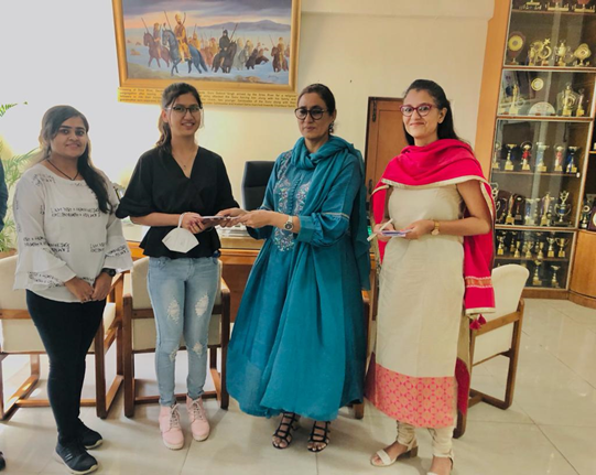 State Level Quiz Competition winners with SACS